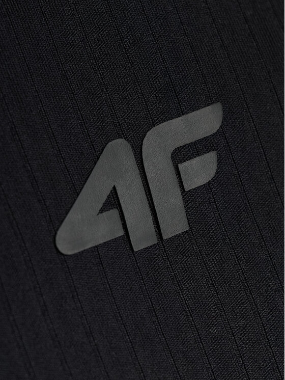 4F 4F Legginsy SPORT OFFICE Czarny Slim Fit