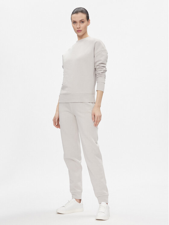 Calvin Klein Calvin Klein Džemperis Metallic Micro Logo Sweatshirt K20K206961 Smėlio Regular Fit