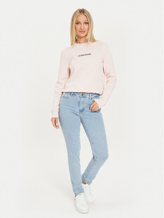 Guess Jeans Guess Jeans Džinsai W4YA92 D5CB3 Mėlyna Slim Fit