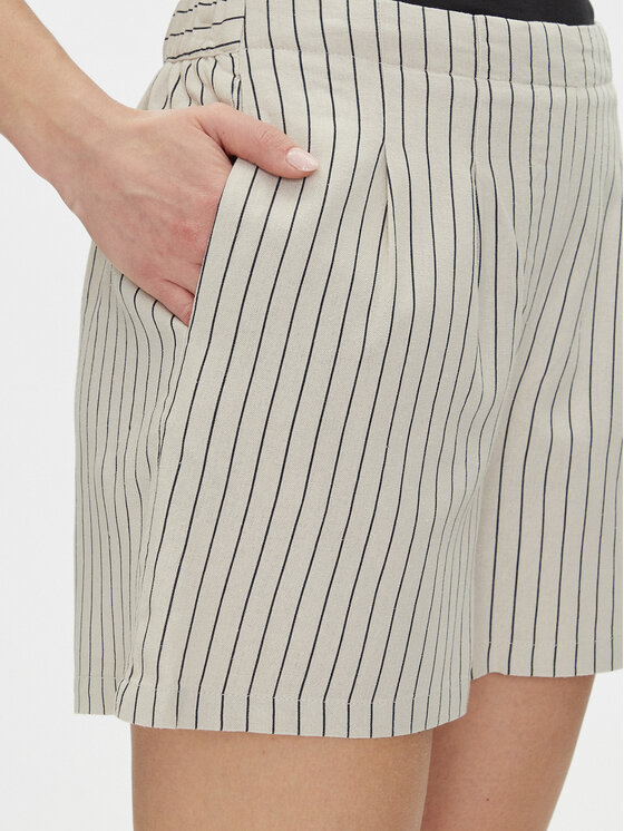 Vero Moda Vero Moda Szövet rövidnadrág Jesmilo 10279694 Bézs Regular Fit
