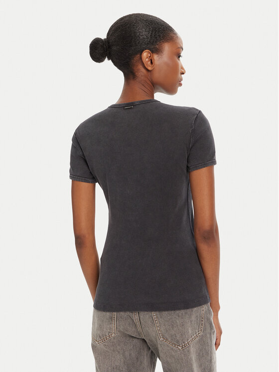 Miss Sixty Miss Sixty Тишърт 6S2SJ39400 Сив Slim Fit