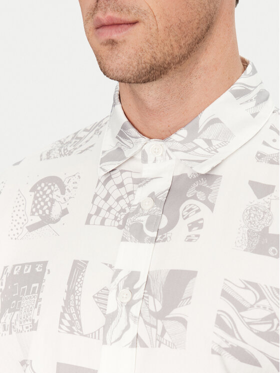 Resteröds Resteröds Ing Bron 10251 7411 Fehér Regular Fit