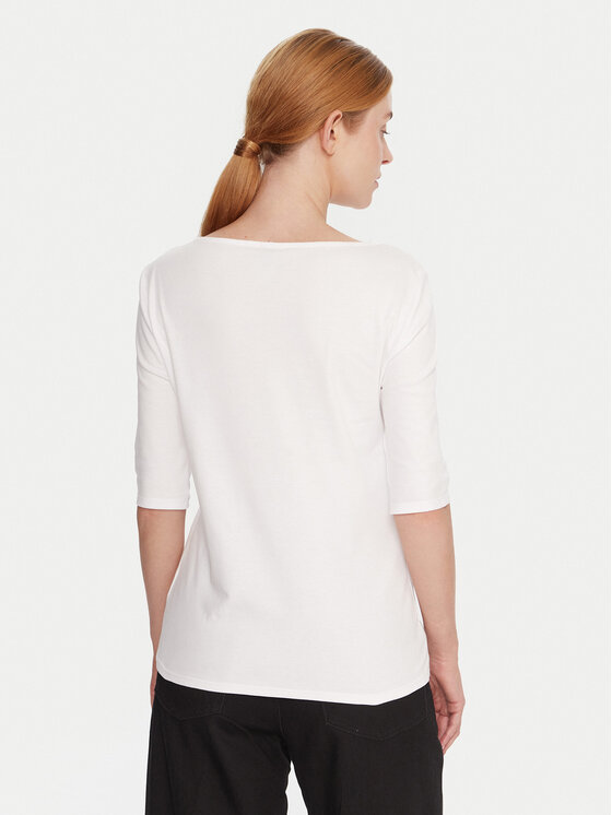 Calvin Klein Calvin Klein Bluză LV044C217G Alb Slim Fit
