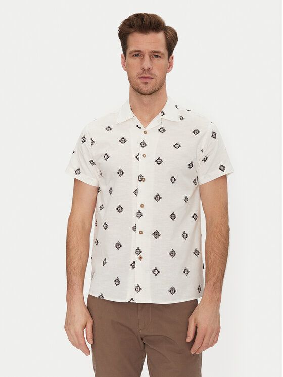 INDICODE INDICODE Krekls Bolling 20-512 Balts Regular Fit