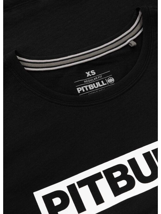 PITBULL PITBULL T-Shirt Koszulka damska Hilltop M Czarny Regular Fit