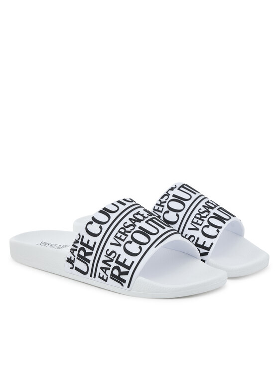 Versace Jeans Couture Versace Jeans Couture Klapki 79YA3SQ1 71352 003 Biały