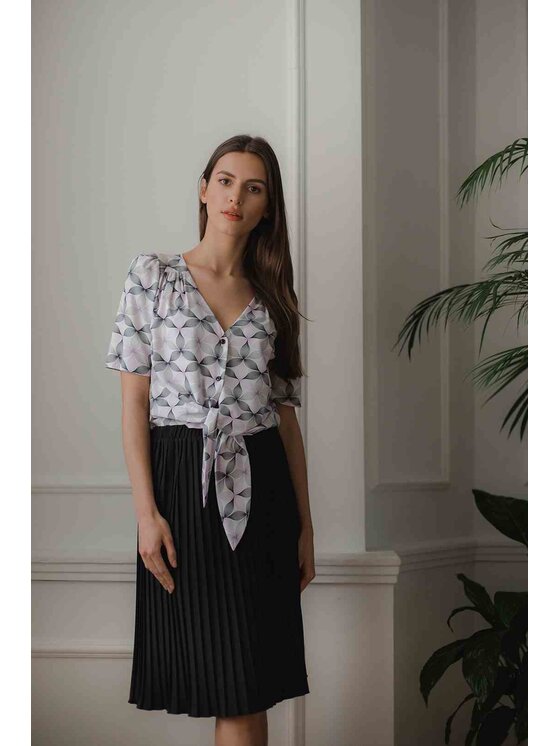 Lenitif Lenitif Bluzka L081 Kolorowy Regular Fit