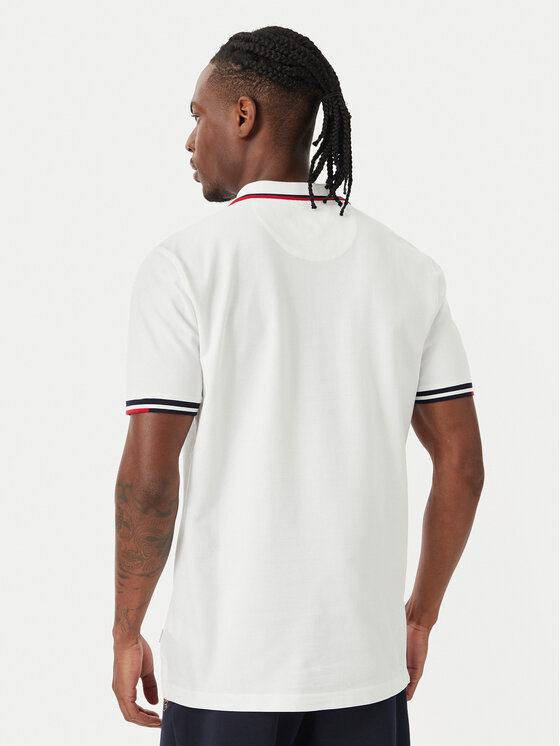 Beverly Hills Polo Club Beverly Hills Polo Club Tricou polo P-SS26M-P2525 Alb Regular Fit