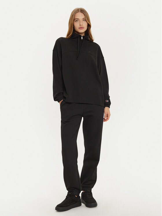 Champion Champion Μπλούζα 117540 Μαύρο Loose Fit