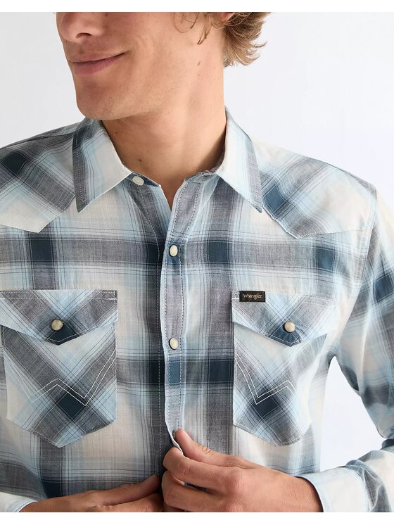 Wrangler Wrangler Koszula WESTERN SHIRT Kolorowy Regular Fit