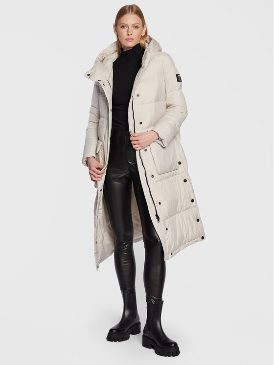 Ecoalf Ecoalf Zimné bundy Siba GAJKSIBAL9870WW22 Écru Regular Fit