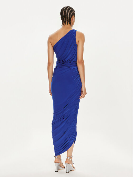 NORMA KAMALI NORMA KAMALI Koktejlové šaty KK1243PLD07805 Modrá Slim Fit