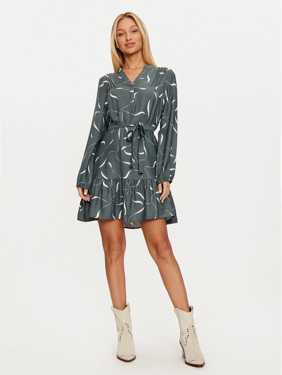 Vero Moda Vero Moda Kleid für den Alltag Jessi 10317440 Grün Regular Fit