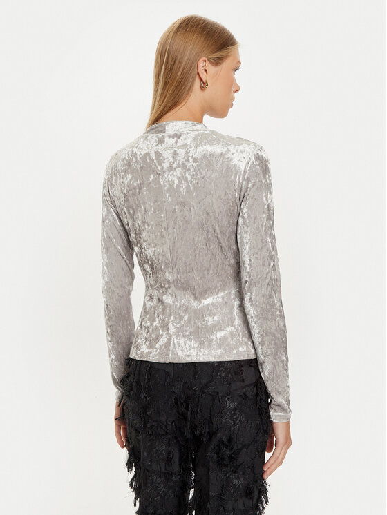 Marella Marella Bluzka Balera 2423946035 Srebrny Regular Fit