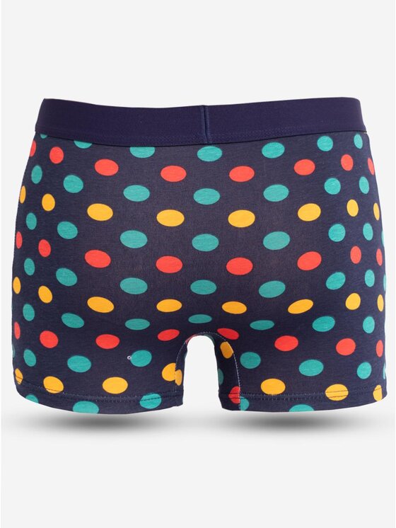 MyStars MyStars Bokserki Bokserki Męskie Granatowe MyStars Dots M Niebieski