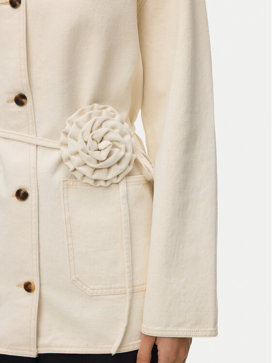 Vero Moda Vero Moda Jeans jakna Sazzy 10339336 Bež Relaxed Fit