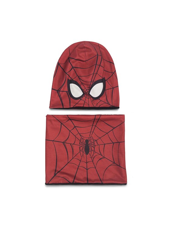 Spiderman Ultimate Komplektas: kepurė ir gaubtas ACCCS_AW23-70SPRMV Raudona