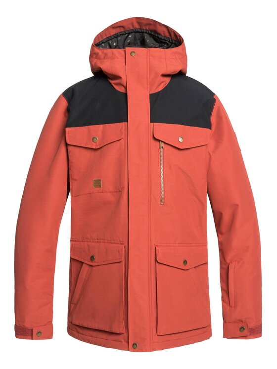Quiksilver Kurtka snowboardowa Raft EQYTJ03227 Bordowy Modern Fit