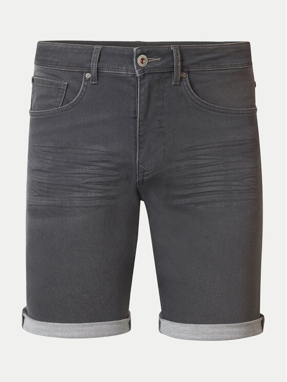 Petrol Industries Pantaloni scurți de blugi M-1040-SHO001 Gri Slim Fit