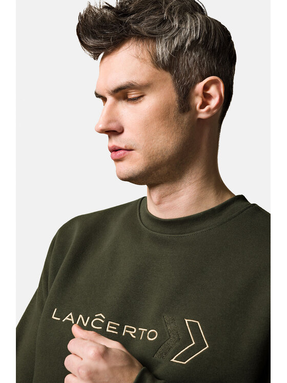 Lancerto Lancerto Bluza Brewer BL073222000027 Zielony Regular Fit