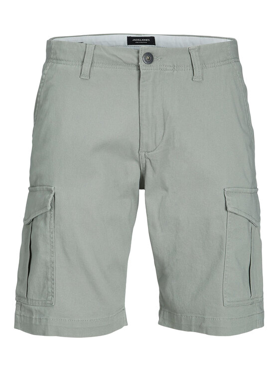 Pantaloncini di tessuto 12182555 Grigio Regular