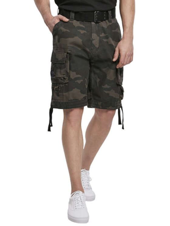 Brandit Brandit Szorty materiałowe 2001 Zielony Regular Fit