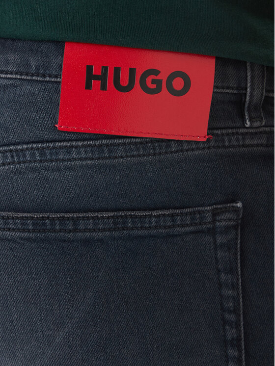 HUGO HUGO Džínsy 50556055 Tmavomodrá Extra Slim Fit