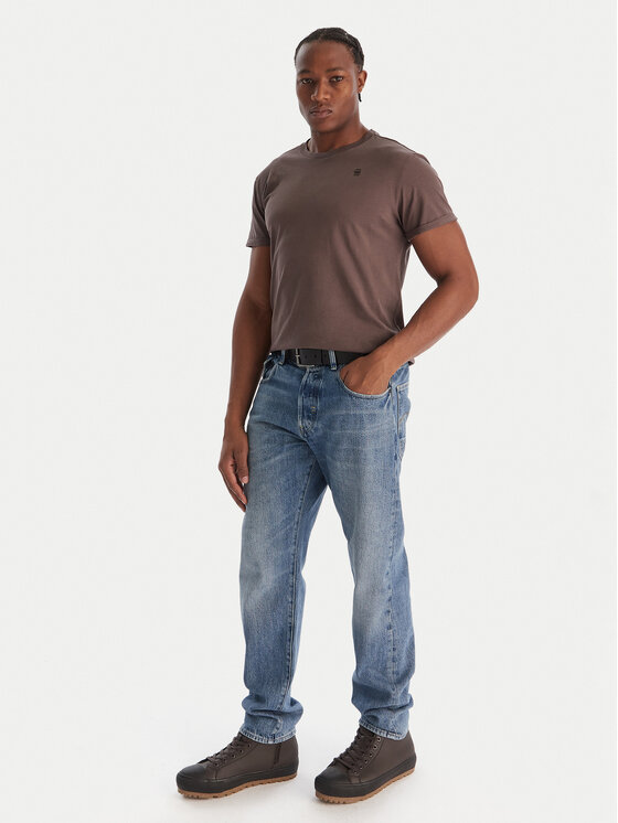 G-Star Raw G-Star Raw T-Shirt Text Back D25971-2653 Blau Relaxed Fit