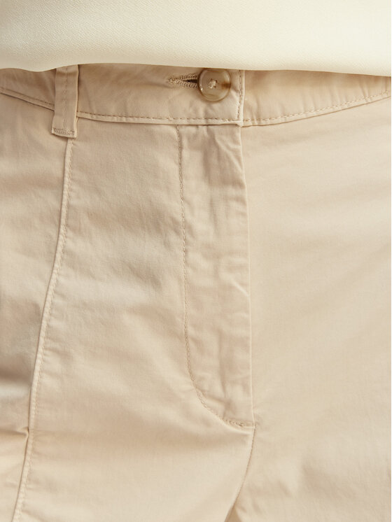 BOSS BOSS Riidest šortsid C Tanessa-D 50556391 Beež Regular Fit