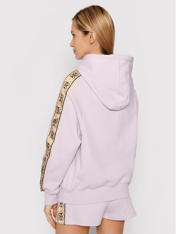 Guess Guess Pulóver V2RQ03 KA3P1 Lila Regular Fit