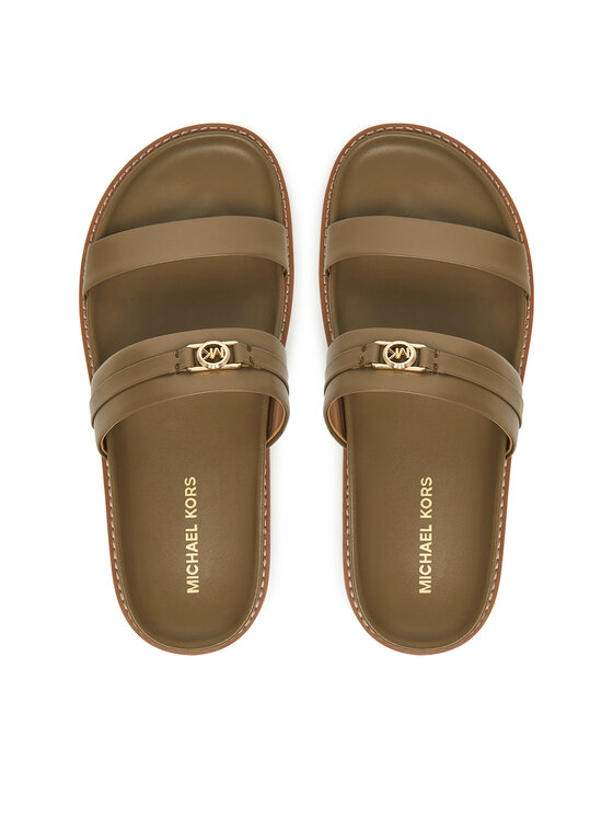 MICHAEL Michael Kors MICHAEL Michael Kors Klapki Mandy Flat Sandal 40S5MAFS2L Zielony