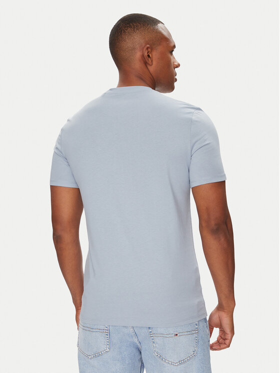 Guess Guess Tričko M2YI36 I3Z14 Modrá Slim Fit