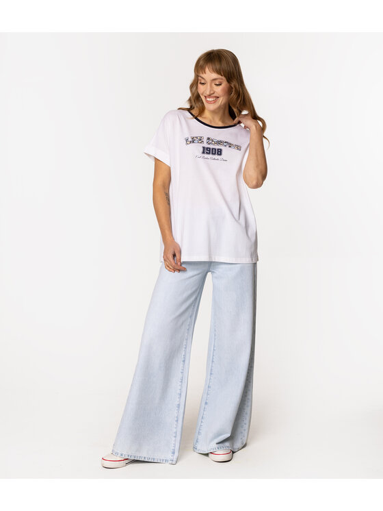 Lee Cooper Lee Cooper Jeansy APRIL 3165 Niebieski Wide Leg