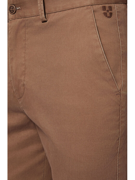 Próchnik Próchnik Chinosy PM2 SP082223000007 Beżowy Slim Fit