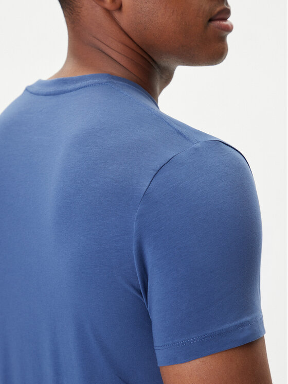 Pepe Jeans Pepe Jeans T-Shirt Original Stretch N PM5010132 Granatowy Regular Fit