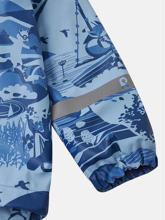 Reima Reima Kurtka przeciwdeszczowa Koski 5100024A Niebieski Regular Fit