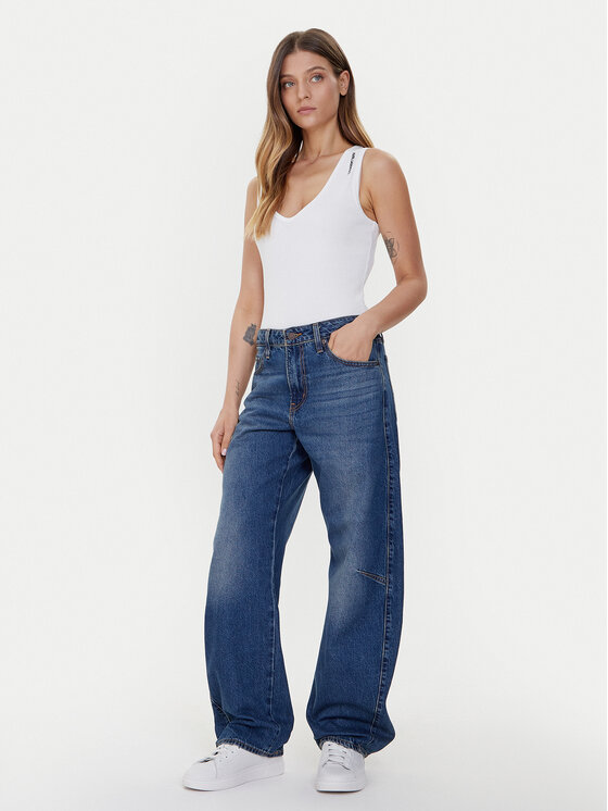 Levi's® Levi's® Džinsai Dad Barrel 0039A-0001 Mėlyna Baggy Fit