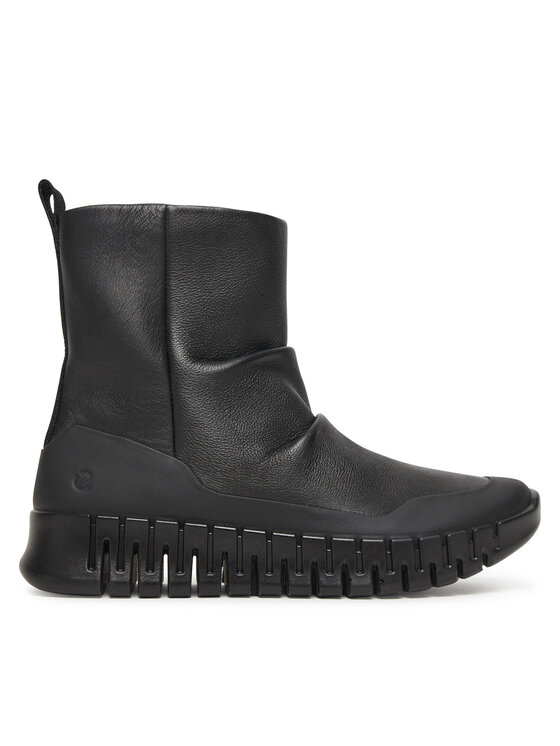 ECCO Botki Gruuv Pull On Mid FashiOn 21831351052 Czarny