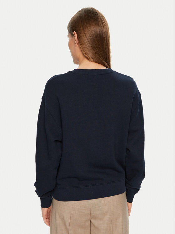 Tommy Hilfiger Tommy Hilfiger Džemperis ar kapuci Modern Script WW0WW43844 Tumši zils Regular Fit