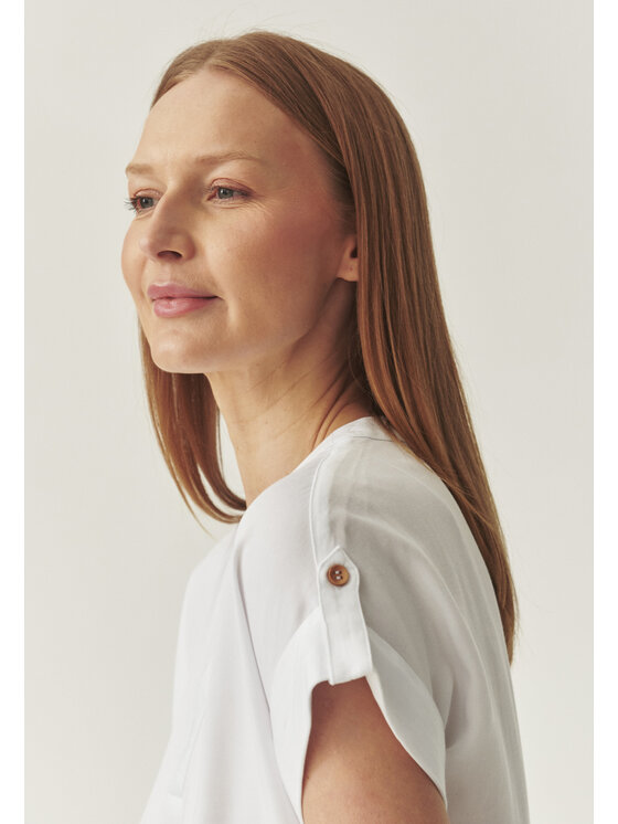 TATUUM TATUUM Halenka ALEA 1 Bílá Loose Fit