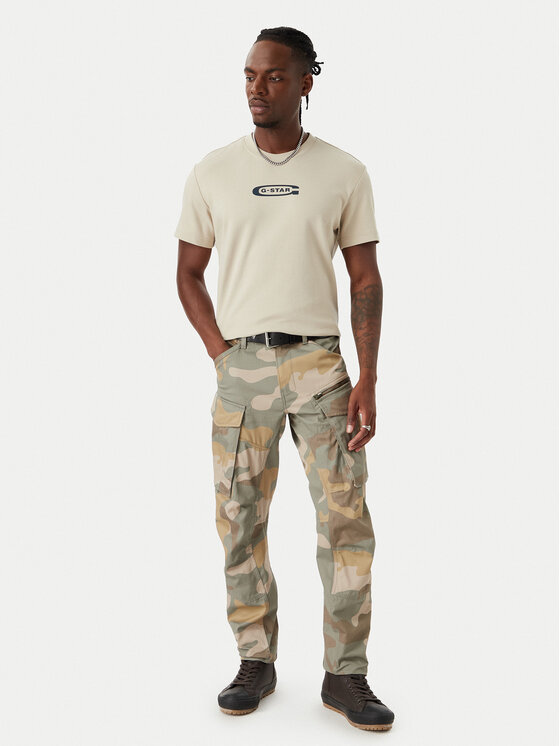 G-Star Raw G-Star Raw Kalhoty z materiálu Rovic D02190-E574 Zelená Tapered Fit