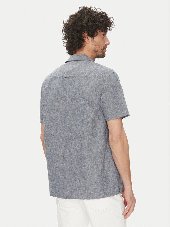 Tommy Jeans Tommy Jeans Πουκάμισο DM0DM20895 Σκούρο μπλε Regular Fit