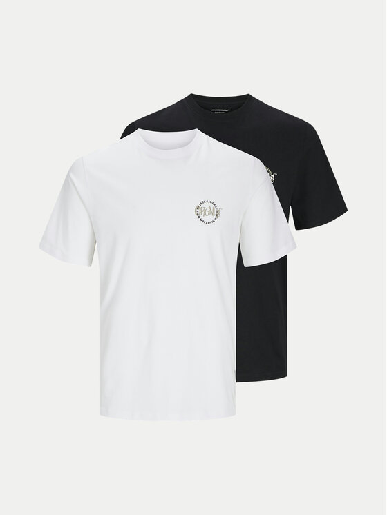 Jack&Jones Set 2 tricouri Bushwick 12271615 Colorat Standard Fit