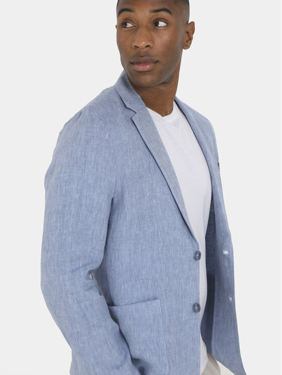 Brave Soul Brave Soul Sakko MJK-CAMBRIDGE Blau Straight Fit