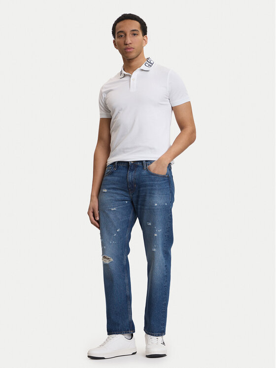Guess Jeans Guess Jeans Džínsy M5YA1B D6367 Modrá Straight Fit