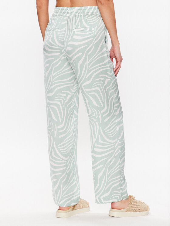 Marc Aurel Marc Aurel Spodnie materiałowe 1638 1001 24622 Zielony Loose Fit