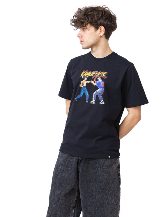 Kamuflage Kamuflage T-Shirt Endgame Czarny Oversize