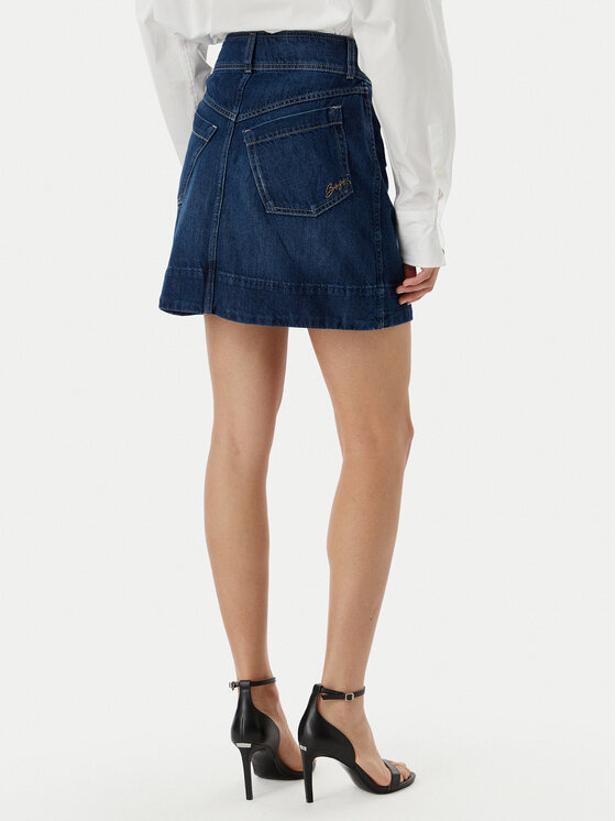 BOSS BOSS Джинсова спідниця 50559404 Голубий Regular Fit