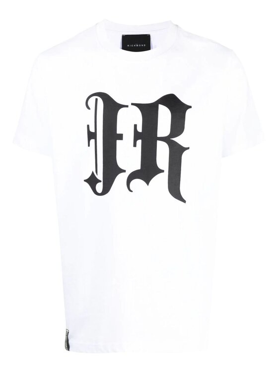 John Richmond T-shirt T-shirt da uomo John Richmond Bianco Regular Fit, taglia : S