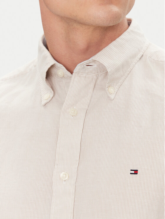 Tommy Hilfiger Tommy Hilfiger Särk MW0MW40704 Beež Regular Fit